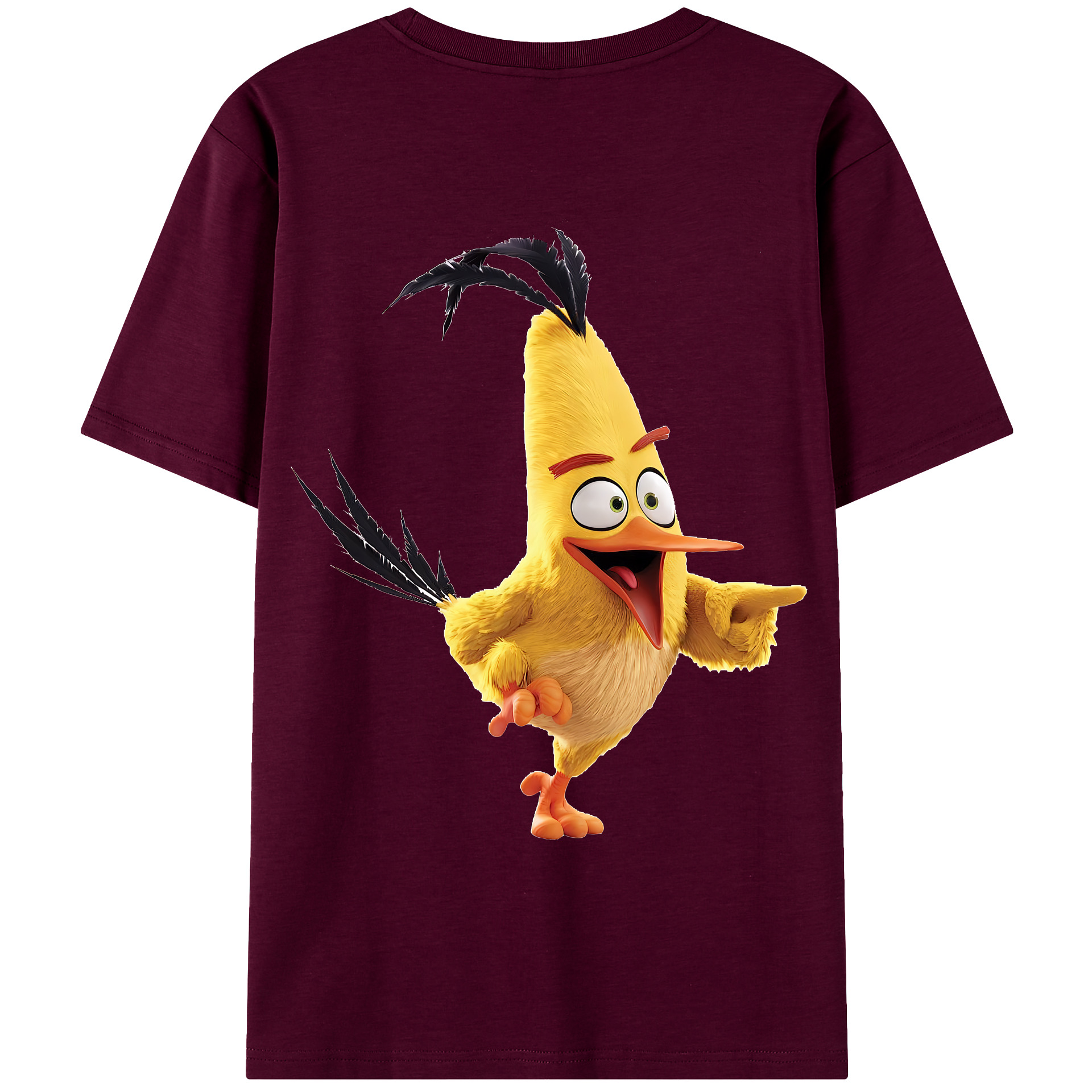 （画像用） Angry Birds アングリーバード レディース半袖Tシャツ(バックプリント)